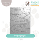 Simon Says Stamp Embossing Folder Draping Lights sf569