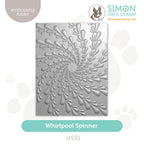 Simon Says Stamp Embossing Folder Whirlpool Spinner sf591 Every Happiness