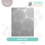 Simon Says Stamp Embossing Folder Flower Puff sf600 Every Happiness