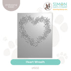 Simon Says Stamp Embossing Folder Heart Wreath sf602 Heart to Heart