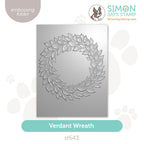 Simon Says Stamp Embossing Folder Verdant Wreath sf643