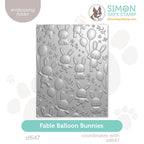 Simon Says Stamp Embossing Folder Fable Balloon Bunnies sf647