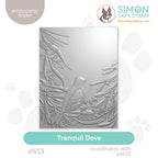 Simon Says Stamp Embossing Folder Tranquil Dove sf653