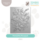 Simon Says Stamp Embossing Folder Poinsettia Bouquet sf661 Sending Cheer
