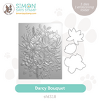 Simon Says Stamp Embossing Folder And Dies Darcy Bouquet sfd318 Just A Note