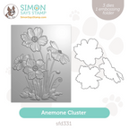 Simon Says Stamp Embossing Folder And Dies Anemone Cluster sfd331 Out Of This World