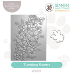 Simon Says Stamp Embossing Folder and Cutting Die Tumbling Flowers sfd405 Cheering for You