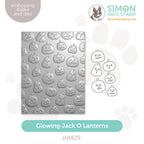 Simon Says Stamp Embossing Folder and Cutting Dies Glowing Jack O Lanterns sfd429 Sweet Wishes
