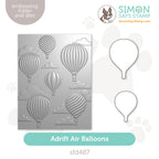 Simon Says Stamp Embossing Folder And Cutting Dies Adrift Air Balloons sfd487 Friend Like You