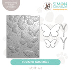 Simon Says Stamp Embossing Folder and Dies Confetti Butterflies sfd511set Happy Camper