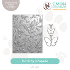 Simon Says Stamp Embossing Folder and Cutting Dies Butterfly Escapade sfd582 In My Heart