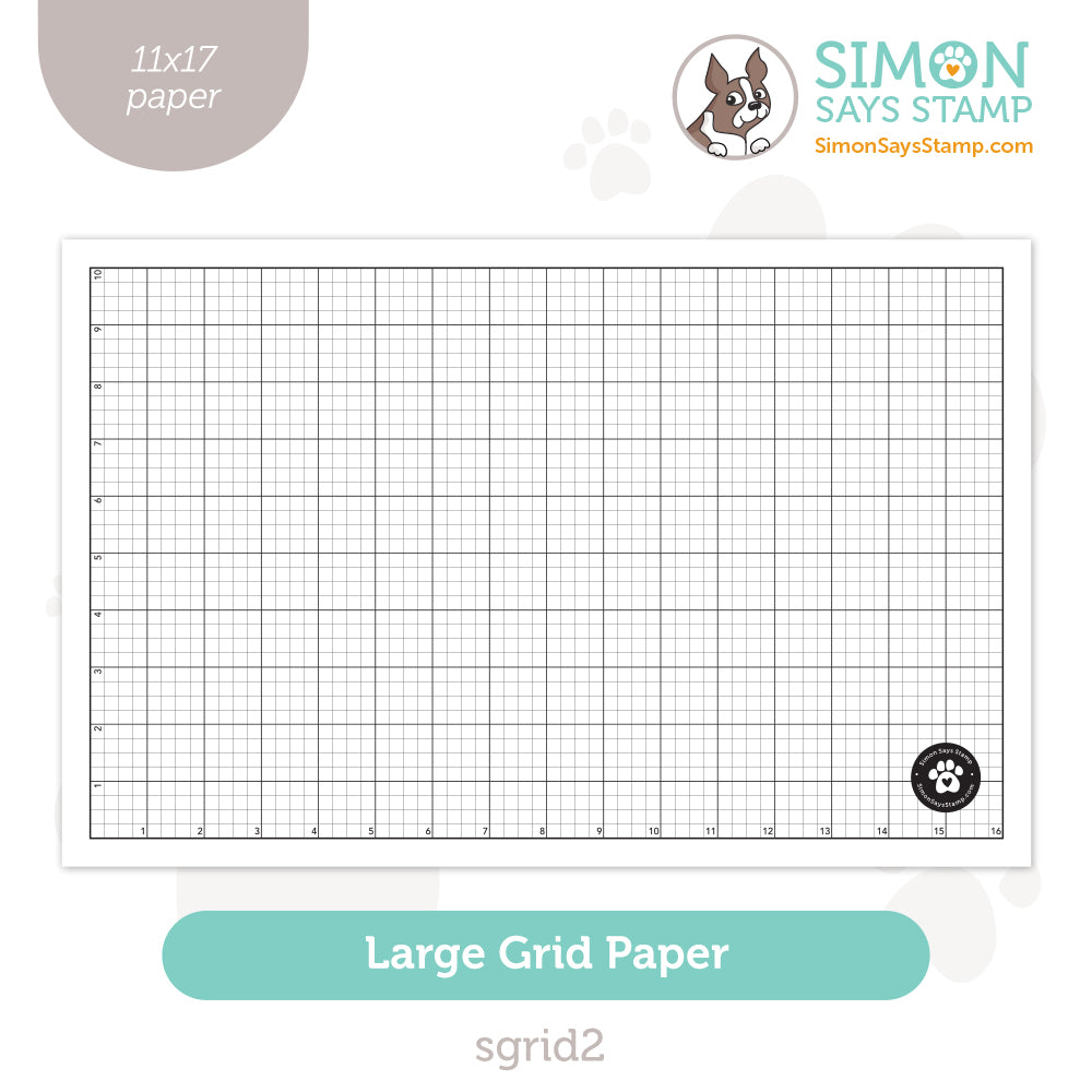 Simon Says Stamp Large Grid Paper Pad 25 Sheets sgrid2 Dear Friend