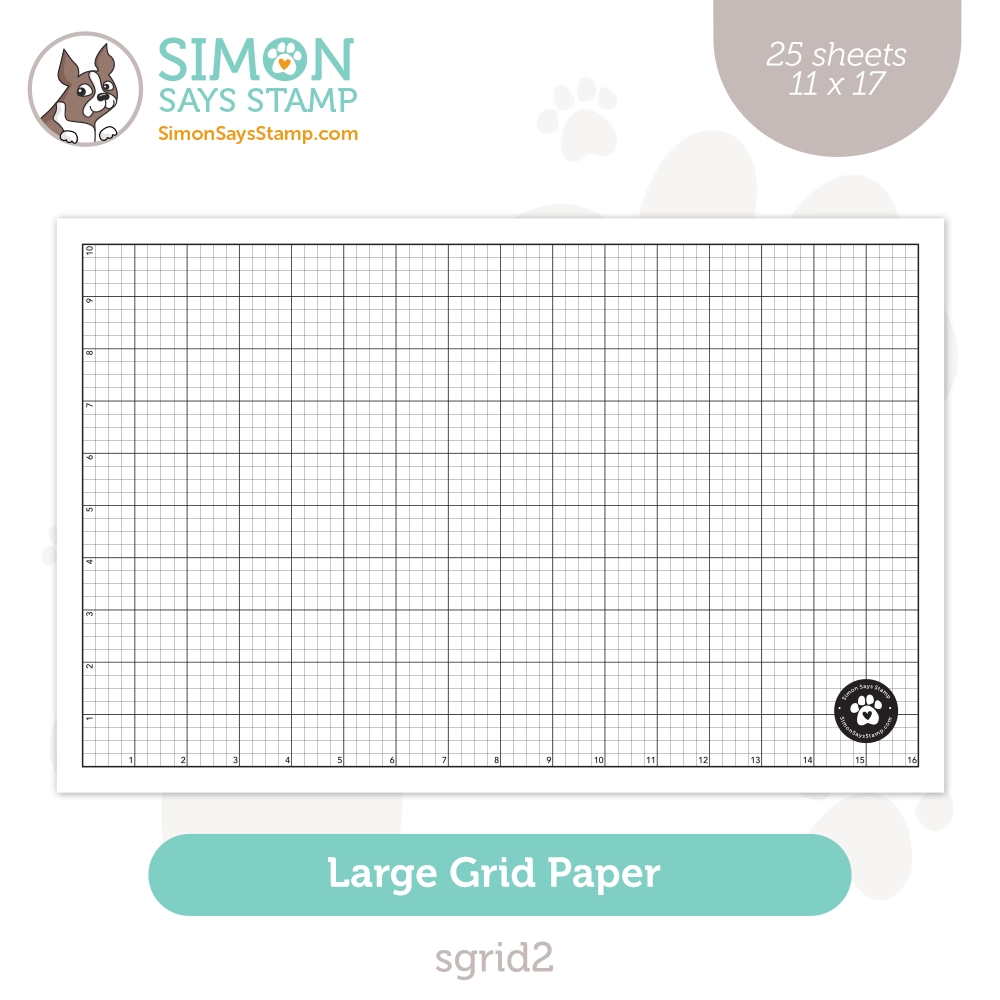 Simon Says Stamp Large Grid Paper Pad 25 Sheets sgrid2 Dear Friend