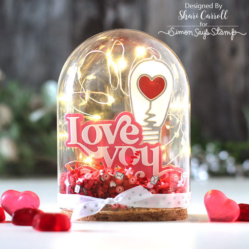 Simon Says Stamp Fancy Love You Wafer Dies sssd112990 Smitten Love Decor | color-code:ALT05
