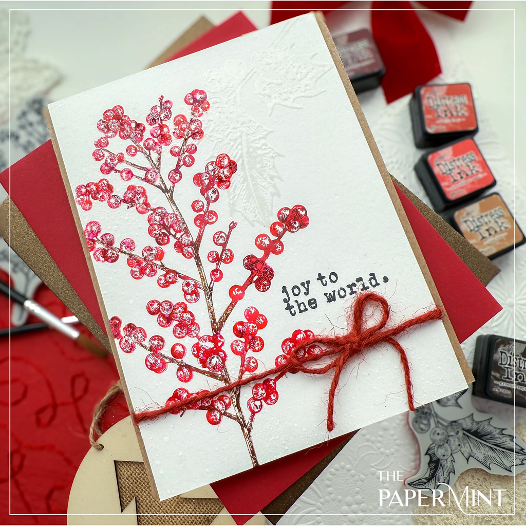 Tim Holtz Distress Mini Ink Pad Lumberjack Plaid Ranger tdp82460 Forest Floor Cards | color-code:ALT01