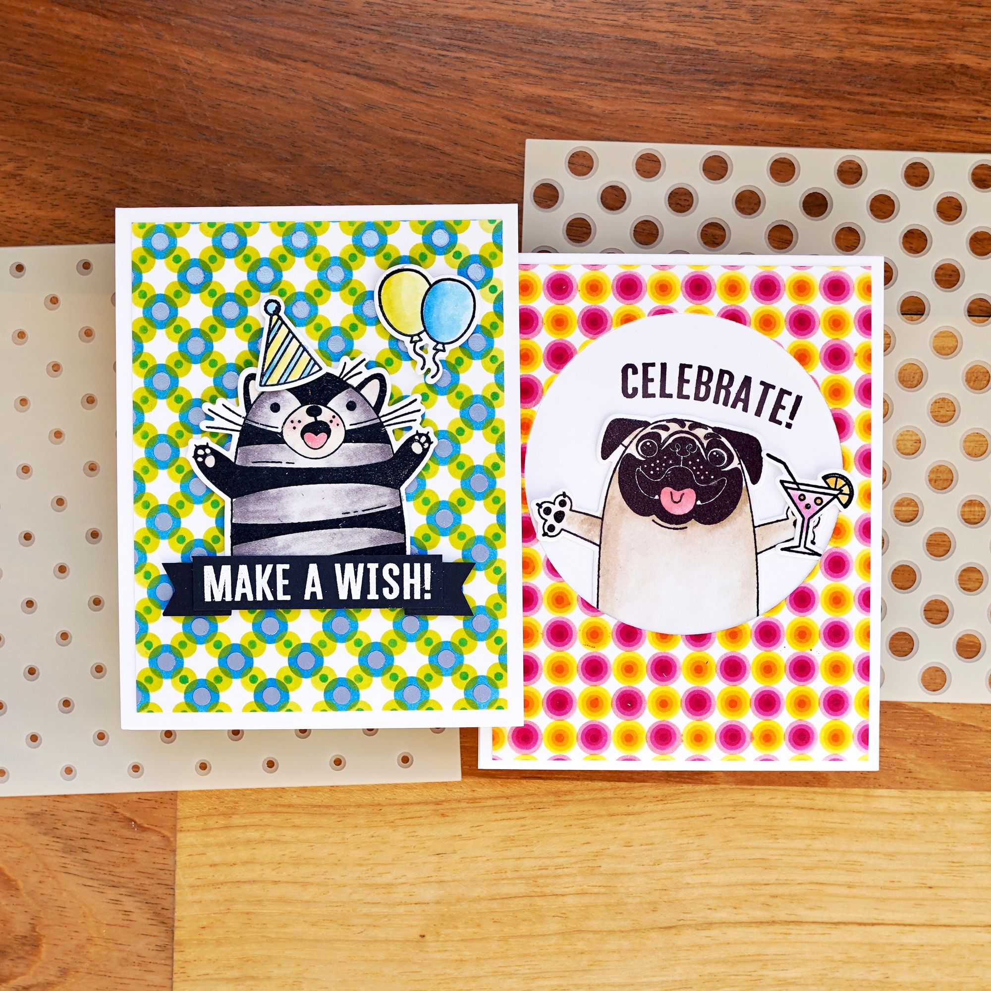 Ranger Simon Hurley Love Struck Lunar Paste hua85386 panda card sample pug card