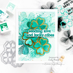 Simon Says Stamp! CZ Design Wafer Dies LINKING LUCKY CLOVERS czd160 | color-code:ALT01