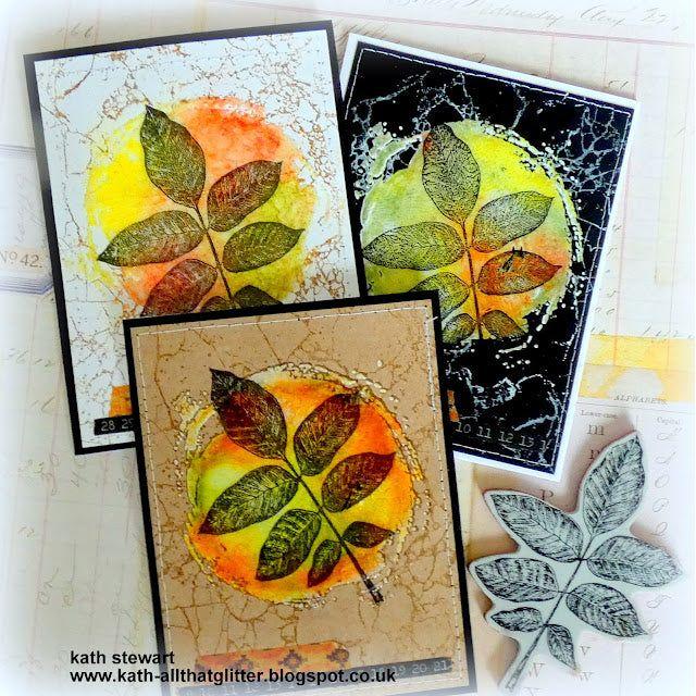 Tim Holtz Cling Rubber Stamps Sketchy Leaves cms467 fun backgrounds | color-code:ALT01