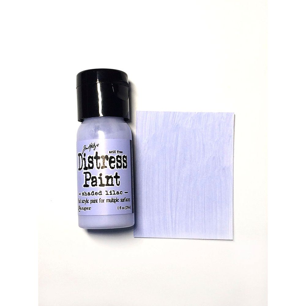 *Tim Holtz Flip Top Distress Paint SHADED LILAC Ranger TDF53262 Color Swatch