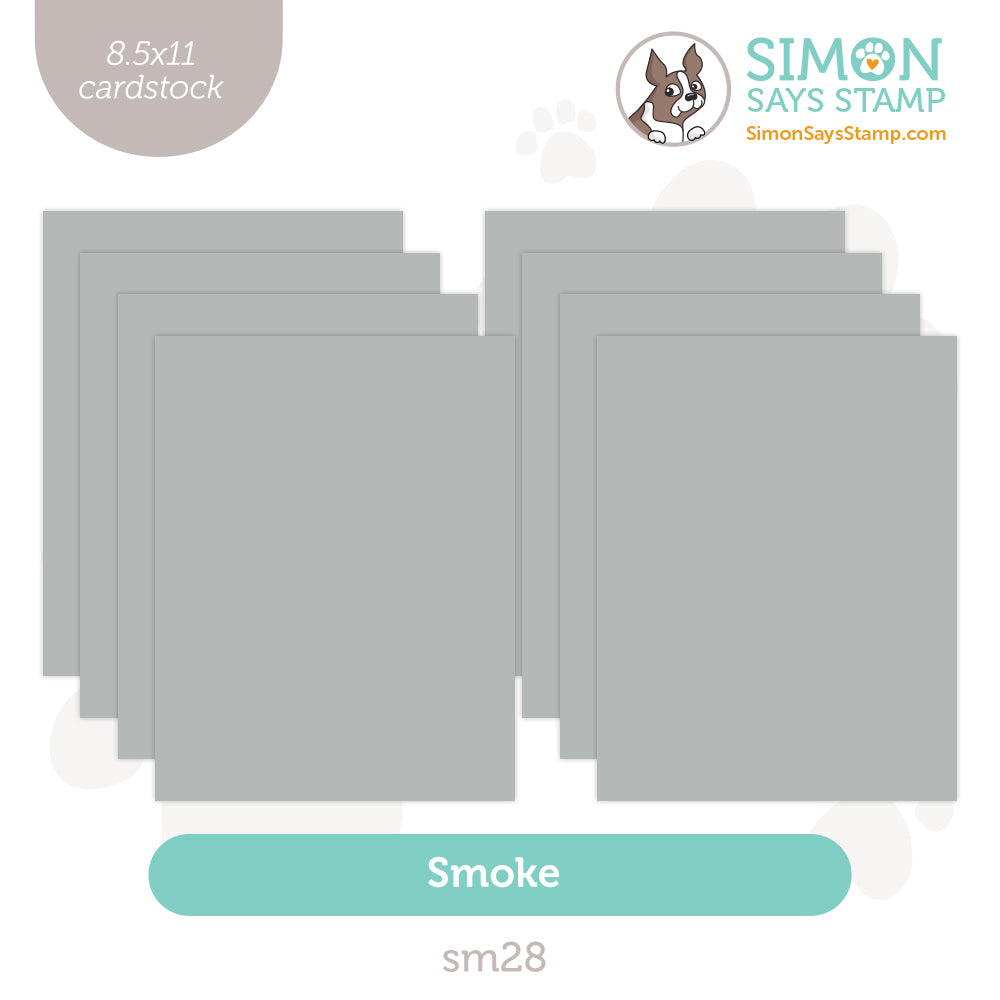 Simon Says Stamp Cardstock 100lb Smoke Gray SM28