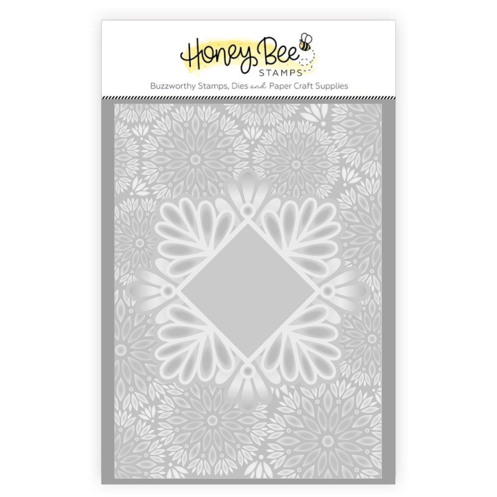 Honey Bee Soiree Embossing Folder hbef-015 Detailed Product View