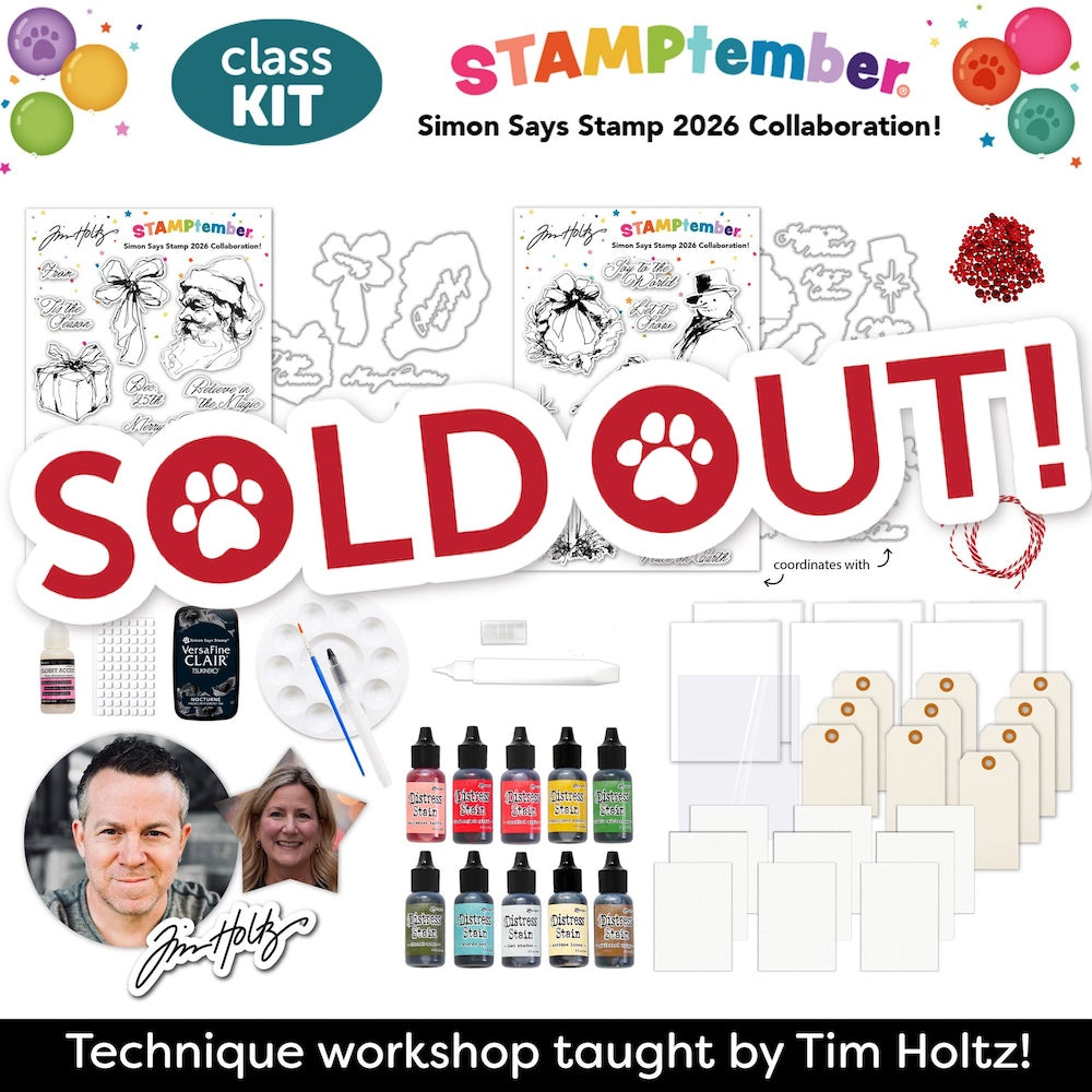 sold out Simon Says Stamp STAMPtember® 2026 Kit for Tim Holtz Technique Workshop thtw26