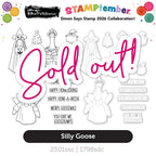 Brutus Monroe Silly Goose STAMPtember Exclusive Stamps and Dies sold out