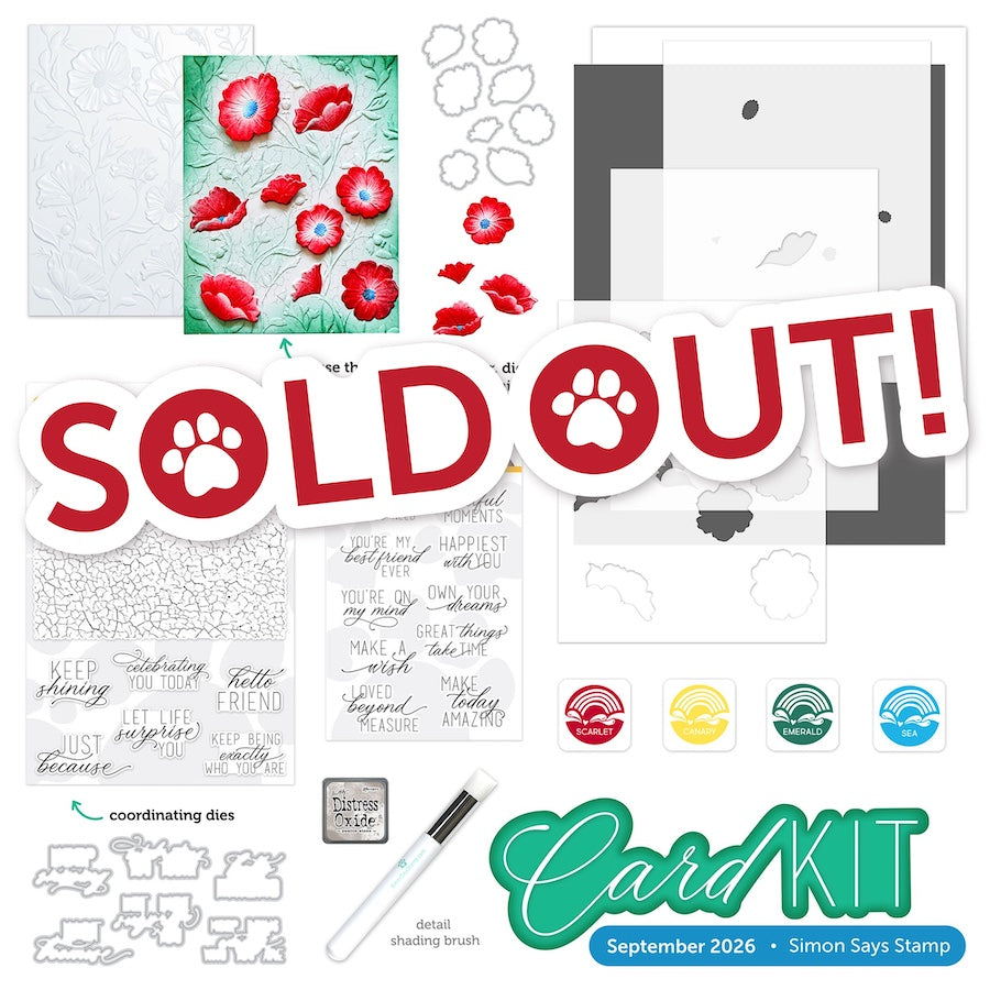 Simon Says Stamp Card Kit of the Month September 2026 Simply Shabby ck0926 sold out