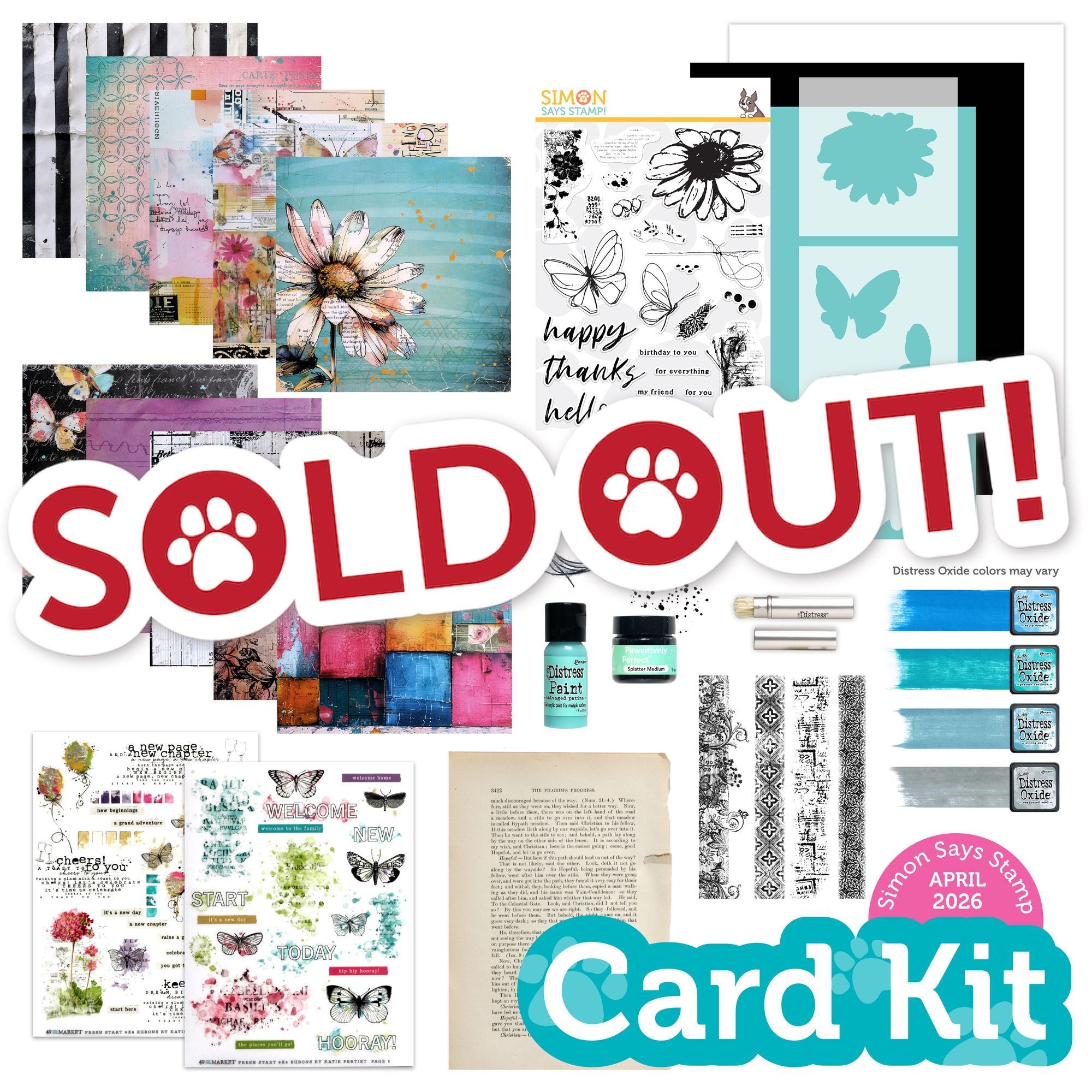 sold out april 2026 card kit