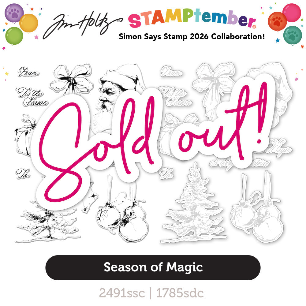 Simon Says Stamps and Dies Season of Magic for Tim Holtz Workshop set2226th sold out