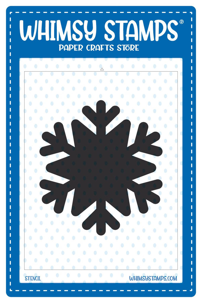 Whimsy Stamps It's a Snowflake Mask Stencil wss142