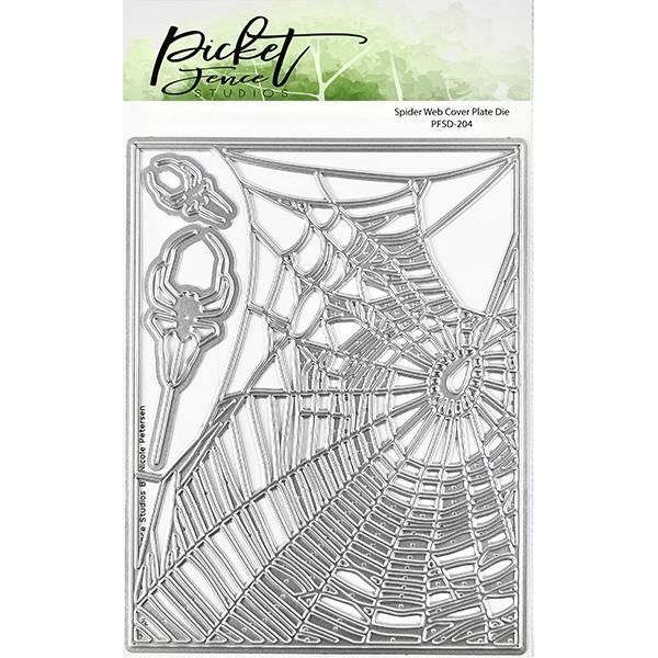 Picket Fence Studios SPIDER WEB COVER PLATE Die pfsd204