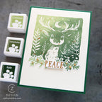 Simon Says Stamp Pawsitively Perfect Splatter Medium Gold st0188 Christmas Card | color-code:ALT01