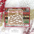 Simon Says Stamp Pawsitively Perfect Splatter Medium | color-code:ALT02 Gold st0188 Christmas Card