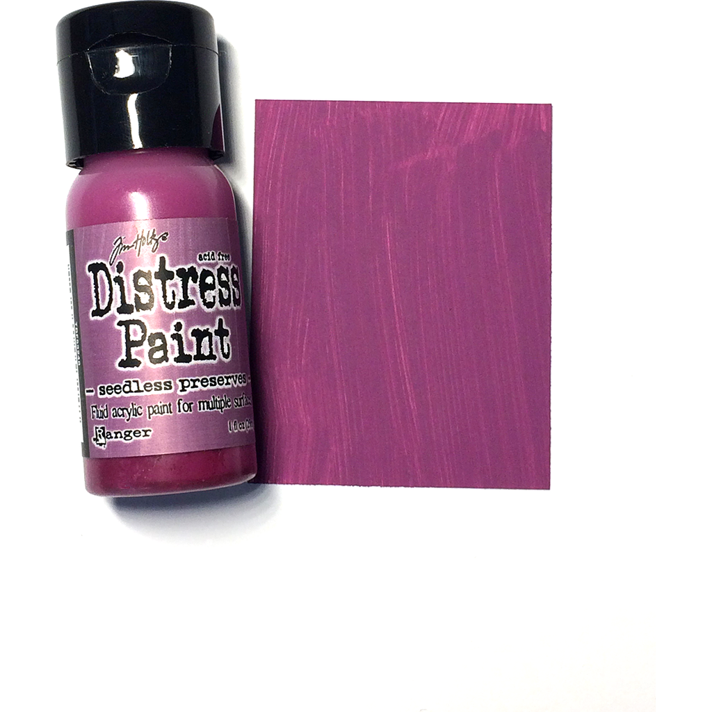 Tim Holtz Flip Top Distress Paint SEEDLESS PRESERVES Ranger TDF53248 Color Swatch