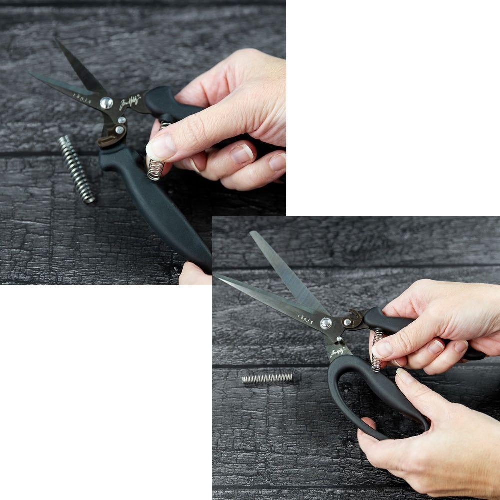 Tim Holtz Tonic Recoil Scissors Bundle springs