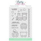Pretty Pink Posh Valentines Train Clear Stamps