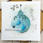 Tracy Evans Boutique Designs Bauble 2 Snippet Stencil ss7 celebrate the season