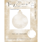 Tracy Evans Boutique Designs Bauble 2 Snippet Stencil ss7