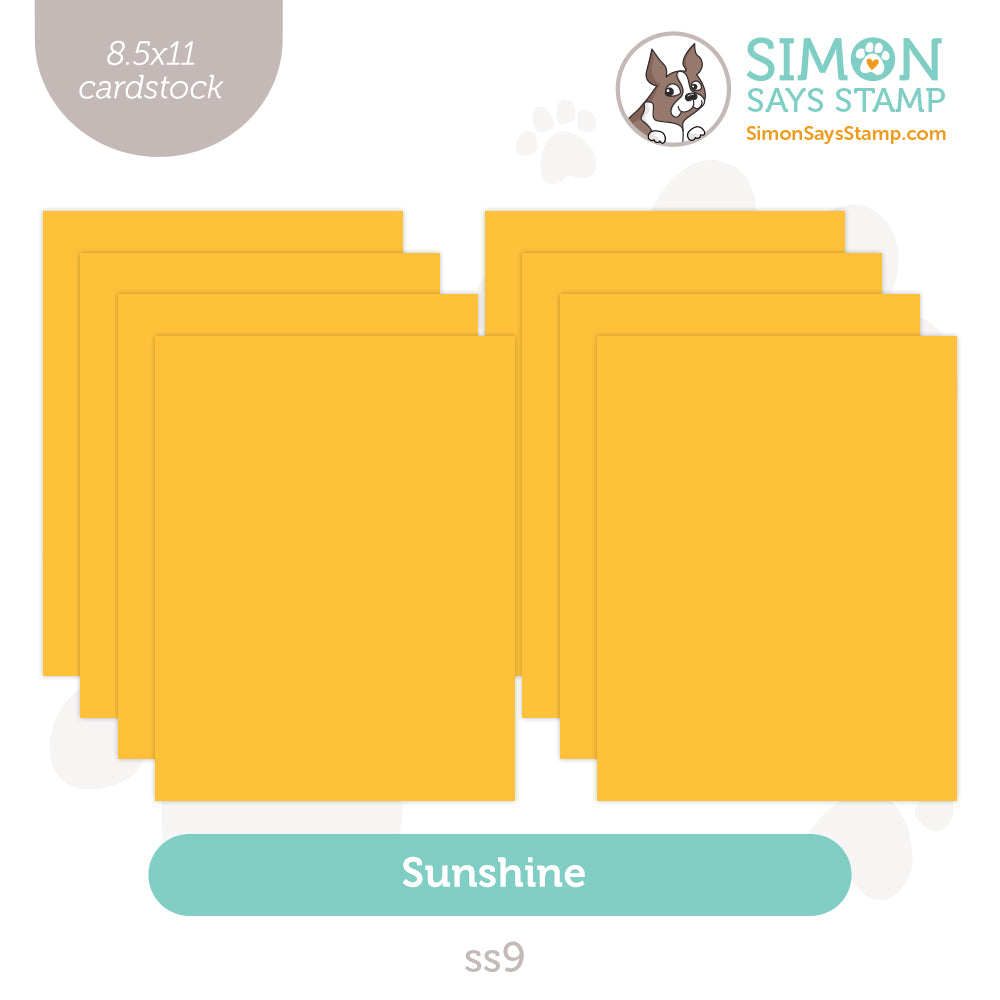 Simon Says Stamp Cardstock 100lb Sunshine SS9
