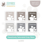 Simon Says Stamp Pawsitively Saturated Ink Cubes Gray Skies Cubes ssc600 Dear Friend