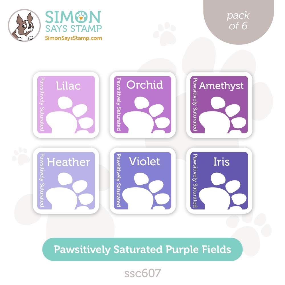 Simon Says Stamp Pawsitively Saturated Ink Cubes Purple Fields ssc607 Stamptember