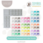 Simon Says Stamp Pawsitively Saturated Ink Cubes Bundle And Corner Holder Set