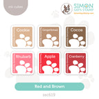 Simon Says Stamp Pawsitively Saturated Ink Cubes Reds and Browns ssc619 Happy Camper