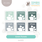 Simon Says Stamp Pawsitively Saturated Ink Cubes Green Forests ssc620 Every Happiness