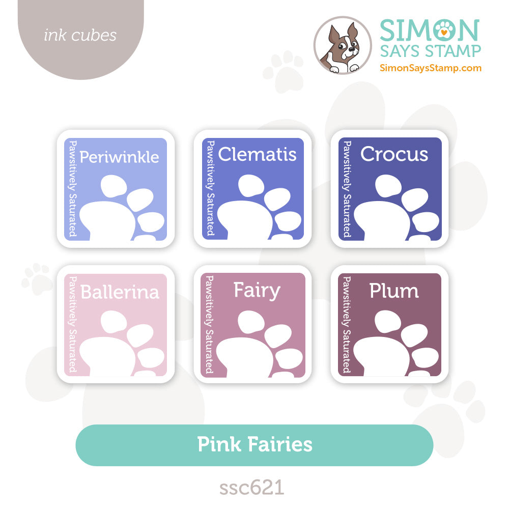Simon Says Stamp Pawsitively Saturated Ink Cubes Pink Fairies ssc621 A