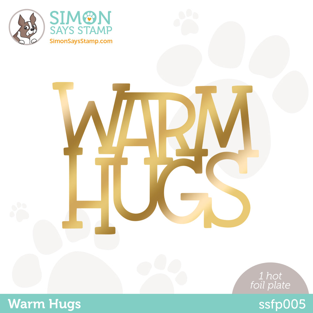 Simon Says Stamp Warm Hugs Hot Foil Plate ssfp005 Season Of Wonder