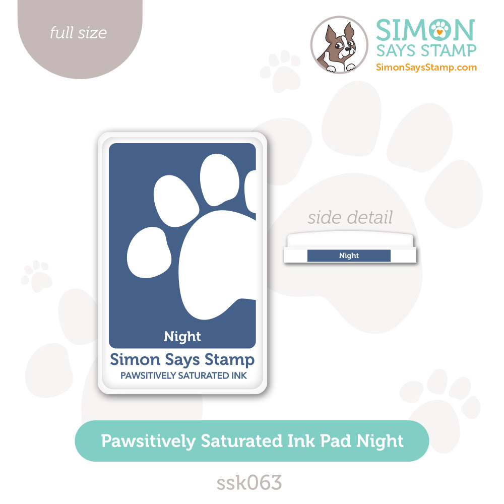 Simon Says Stamp Pawsitively Saturated Ink Pad Night ssk063 Celebrate