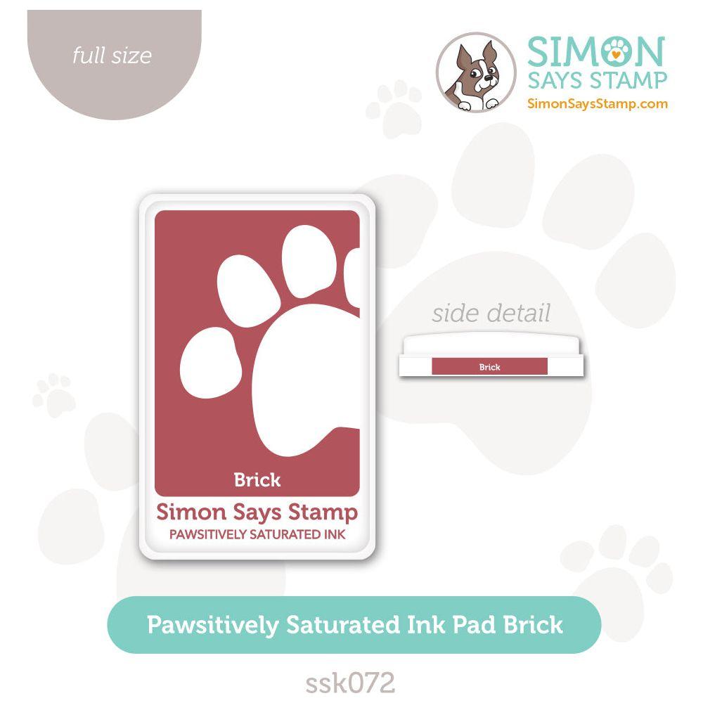Simon Says Stamp Pawsitively Saturated Ink Pad Brick ssk072 Be Bold