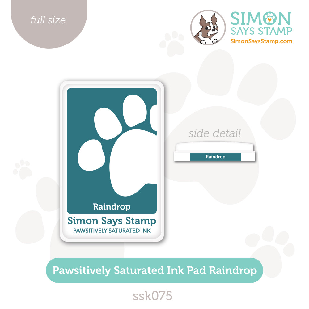Simon Says Stamp Pawsitively Saturated Ink Pad Raindrop ssk075 Sweetheart